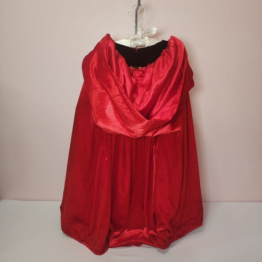 Chasing Fireflies Wishcfaft Little Red Ridding Hood Sz 4 Dress, Cape - Picture 4 of 8